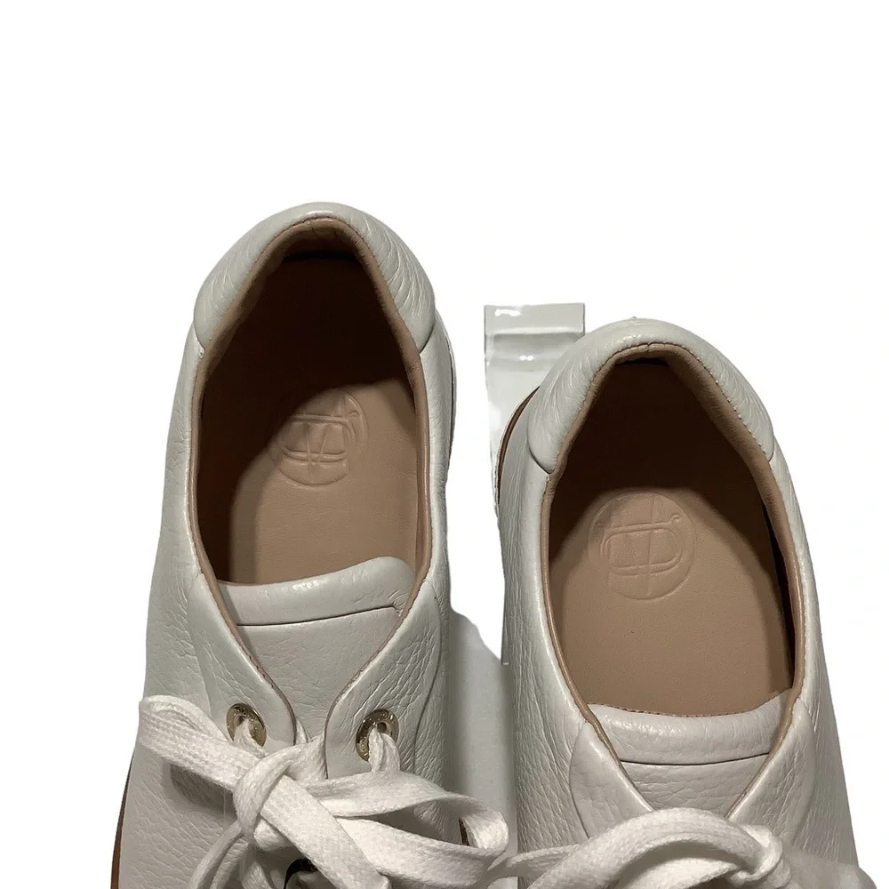 MASSIMO DUTTI NWT Leather Sneakers - Size 7 (EU‎ Size 38)